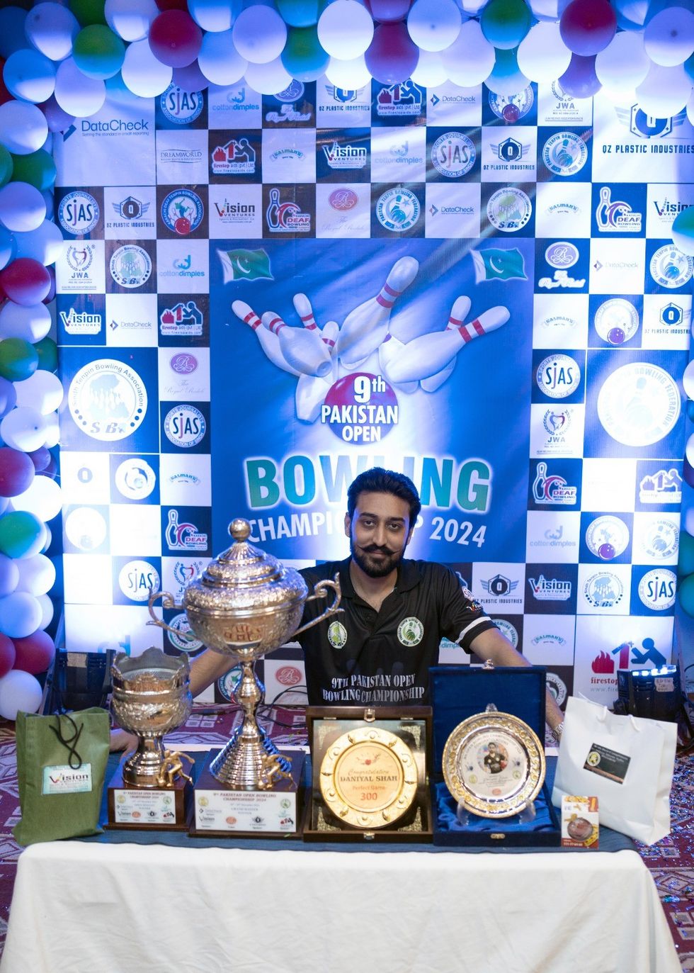 Daniyal Shah sets national record at Pakistan Open Ten Pin Bowling Championship