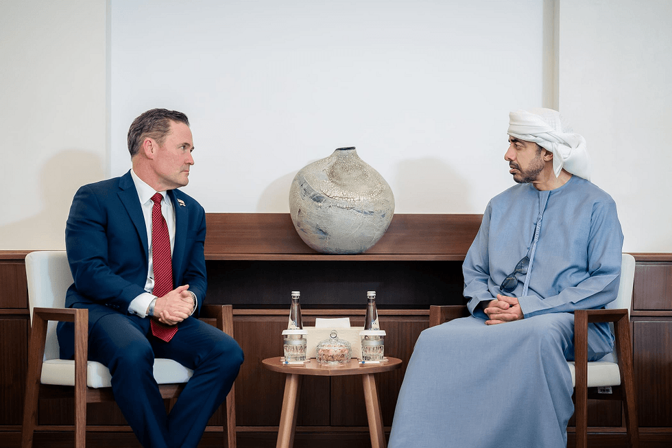 UAE foreign minister and US envoy meet in Abu Dhabi to discuss regional security